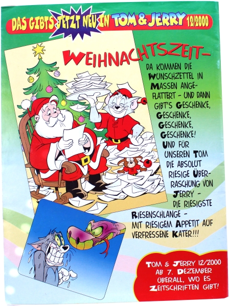 Tom & Jerry Comic Magazin Nr. 11 (2000): Heiße Schlacht um kalte Küche von Ehapa